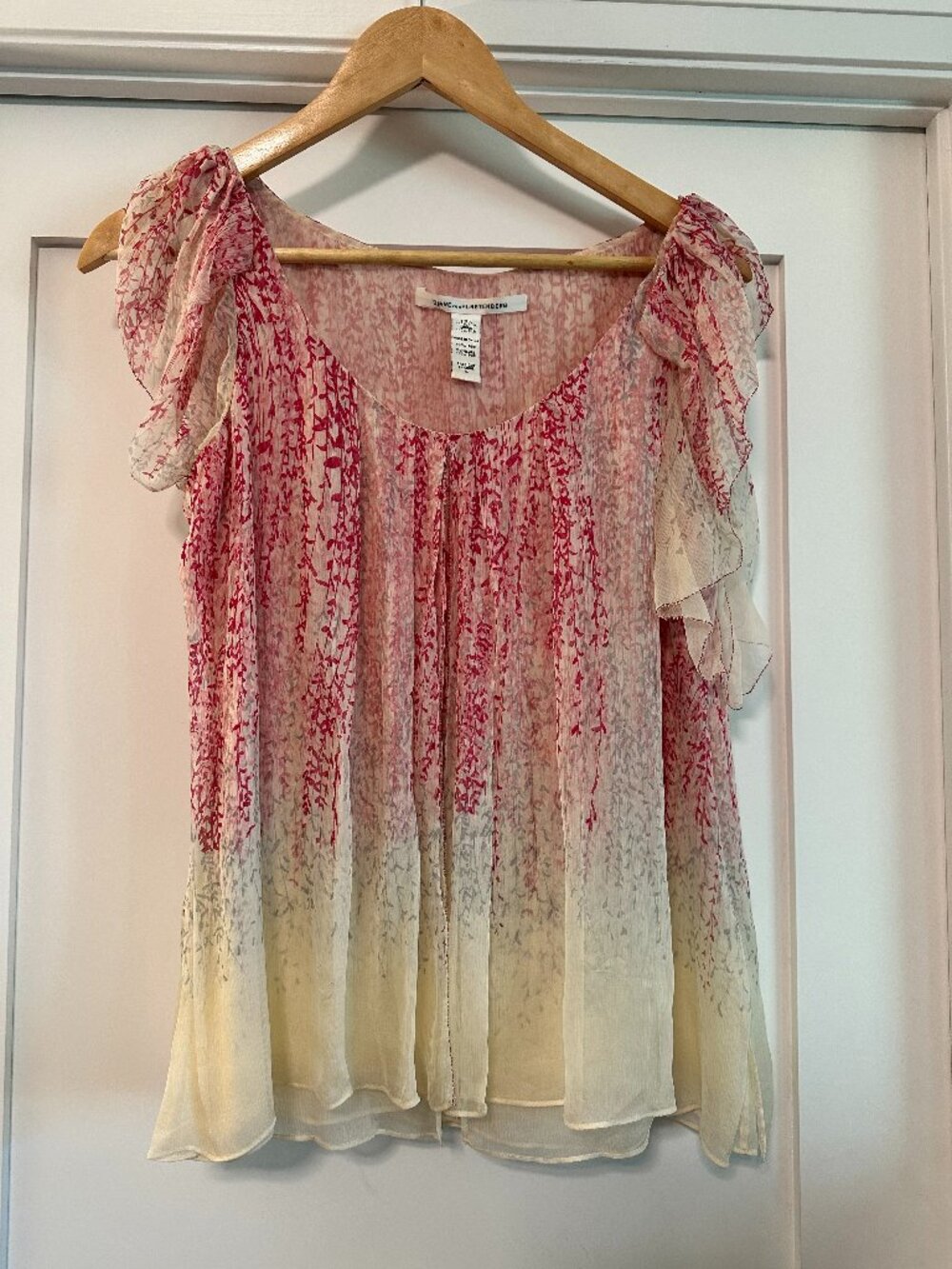 Diane Von Furstenberg silk top